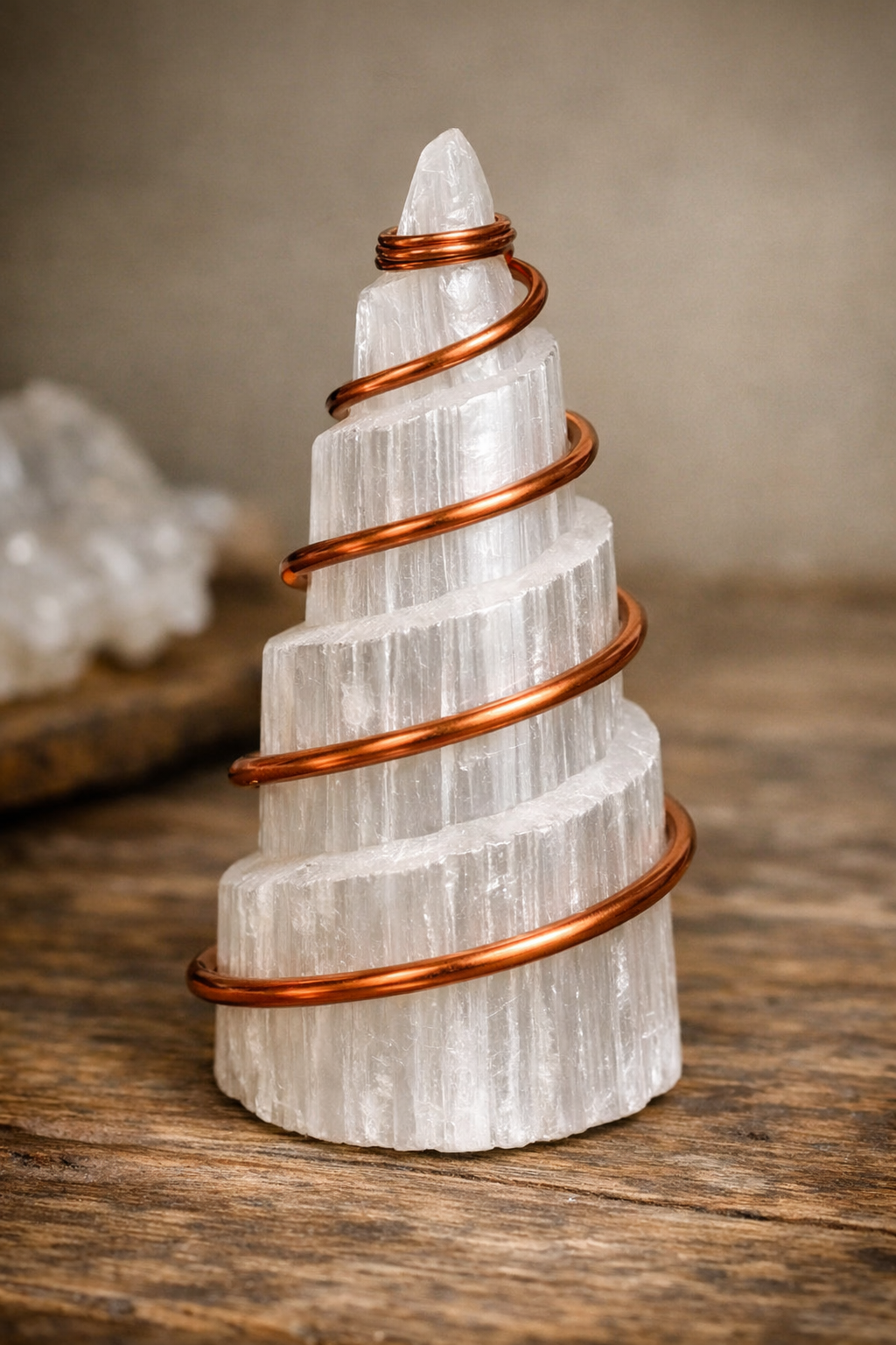 Limpiar cuarzos utilizando celenita