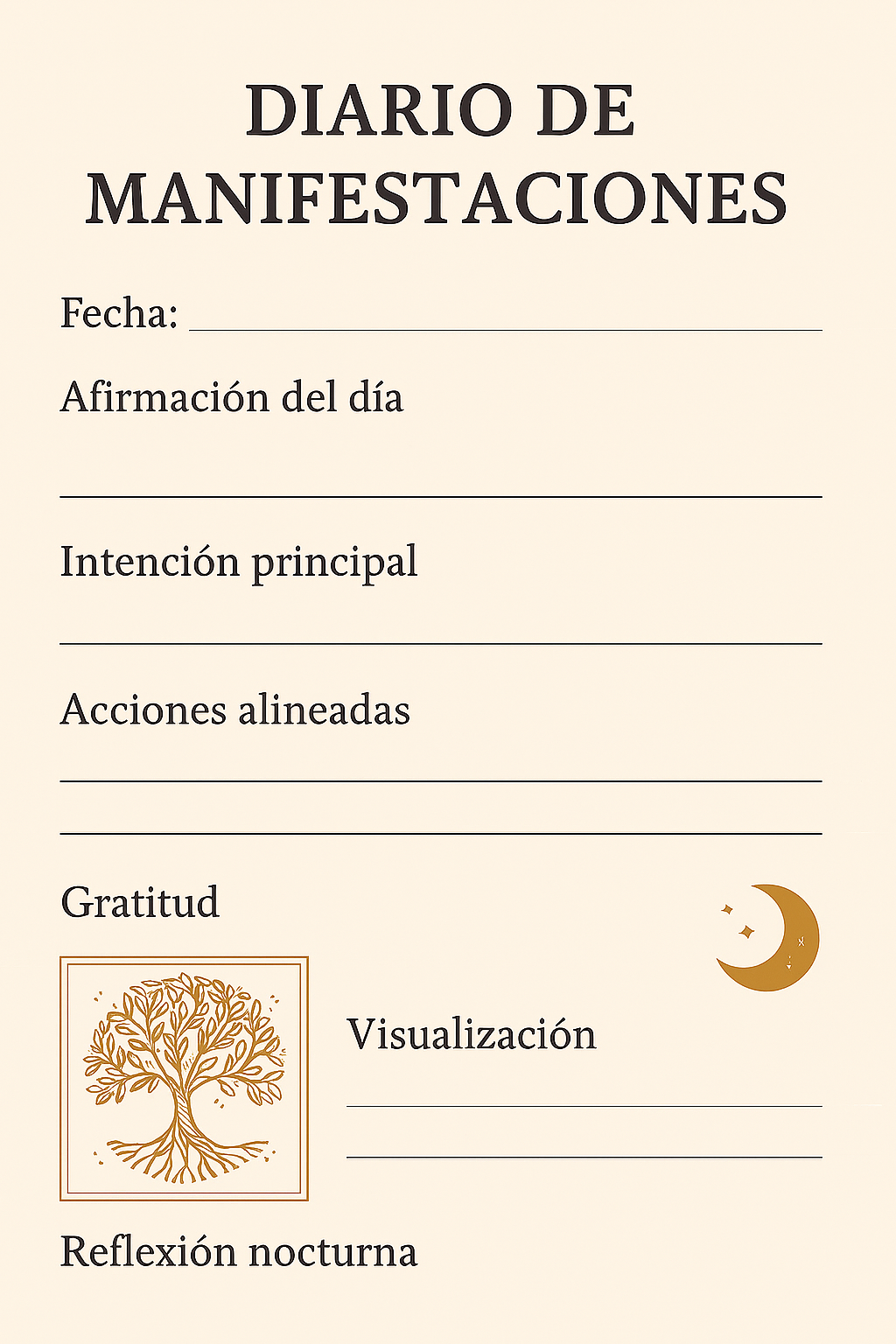 Diario de Manifestación, escritura terapéutica